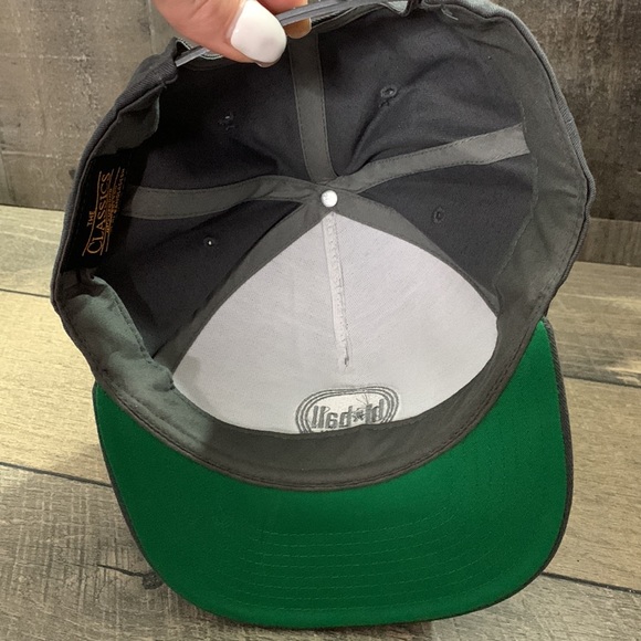 Hi Ball energy Grey gray Authentic Yupoong snap back hat - Picture 4 of 4